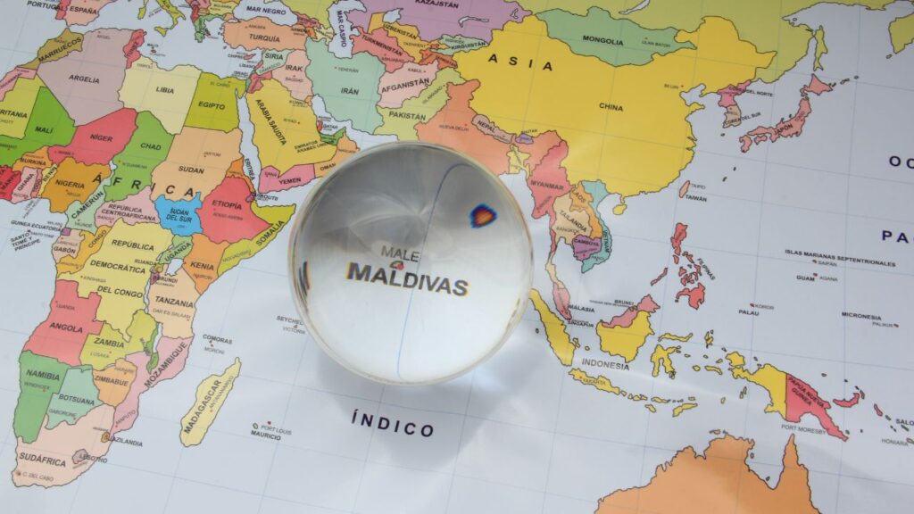 Maldivas en el Mapa